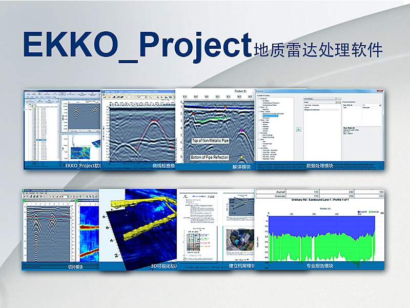 地质雷达处理软件 EKKO_Project